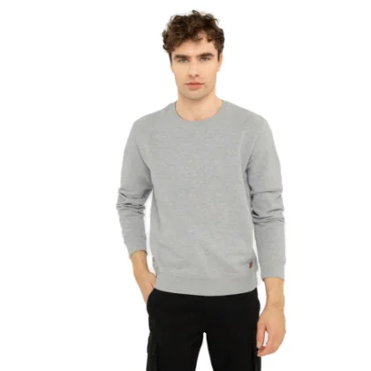 Pánska mikina VOLCANO B-ANDY-702M-GREY MEL