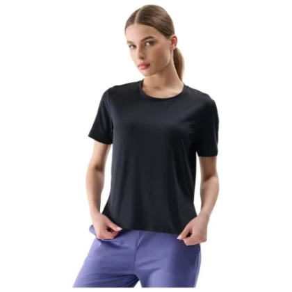 Dámske tréningové tričko s krátkym rukávom 4F TSHIRT FNK F1236-20S-DEEP BLACK