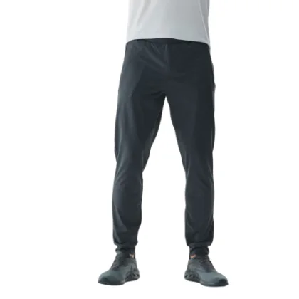 Pánske zateplené tepláky 4F TROUSERS FNK-WAW24TFTRM681-22M-ANTHRACITE MELANGE