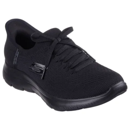 Dámska rekreačná obuv SKECHERS Summits - New Daily Slip-Ins black