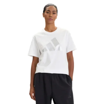 Dámske tričko s krátkym rukávom ADIDAS W C HOL MET T WHITE