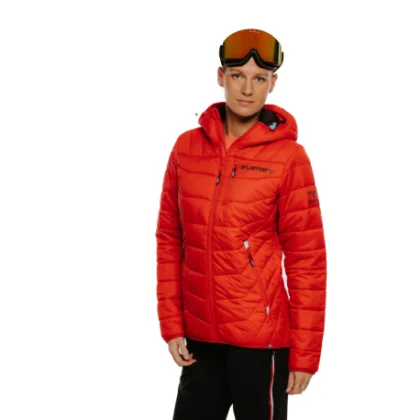Dámska bunda na skialp EVERETT Insulata Primaloft jckt W red