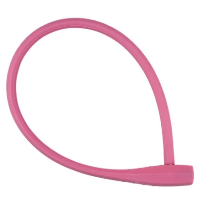 Zámok na bicykel PRO-T Plus M10 x 60cm Silicone Pink