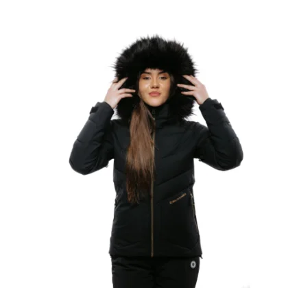 Dámska lyžiarska bunda s kapucňou BLIZZARD W2W Ski Jacket Lavarone, black
