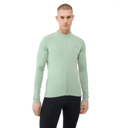 Pánske bežecké tričko s dlhým rukávom 4F LONGSLEEVE FNK-WSS25TFLOM339-47S-MINT