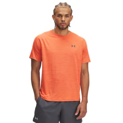 Pánske tréningové tričko s krátkym rukávom UNDER ARMOUR UA Tech Textured SS-ORG