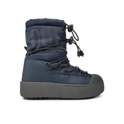 Dievčenské členkové zimné topánky MOON BOOT JTRACK POLAR, 004 blue
