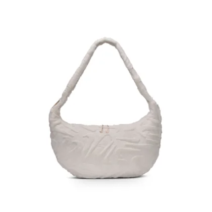 Dámska kabelka NIKE Faux Fur Slouchy Bag phantom phantom