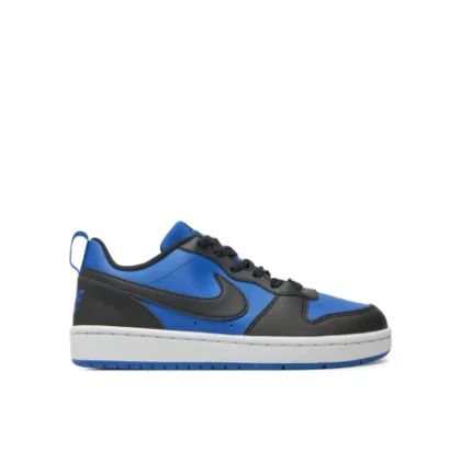 Chlapčenská rekreačná obuv NIKE Court Borough Low Recraft GS game royal black white