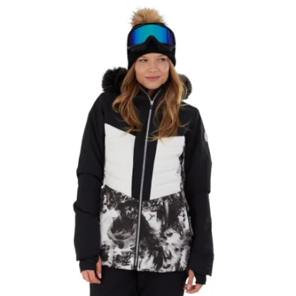 Dámska lyžiarska bunda FUNDANGO Salina Padded Jacket-982- grey glacier