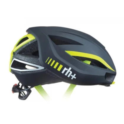 Cyklistická prilba RH+ Lambo, matt black shiny yellow fluo