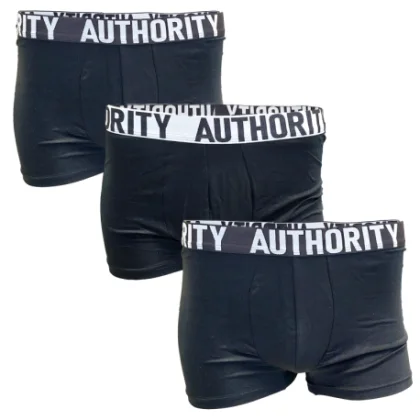 Pánske boxerky AUTHORITY B - BAPE 3PCK BLK