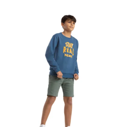 Chlapčenská mikina VOLCANO B-ANDY JUNIOR 611 BLUE