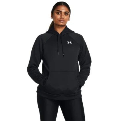 Dámska zateplená mikina s kapucňou UNDER ARMOUR UA Armour Fleece Hoodie-BLK
