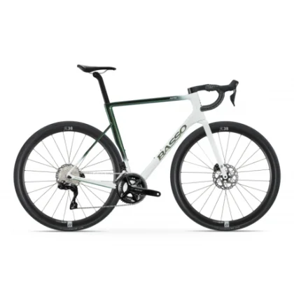 Cestný bicykel BASSO Astra disc, Shimano 105 Di2, Microtech RE38, pop green