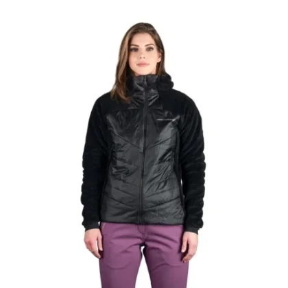 Dámska zateplená turistická mikina so zipsom NORTHFINDER TAMMI-270blackblack