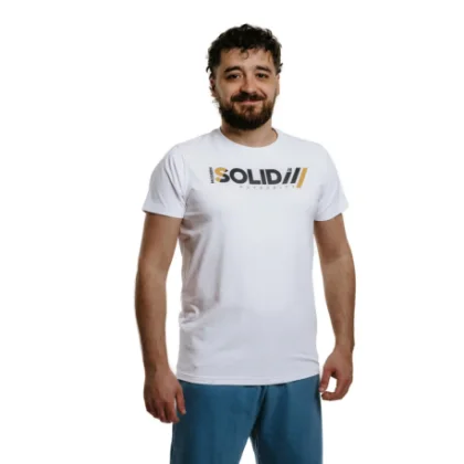 Pánske tričko s krátkym rukávom AUTHORITY T-SOLID M white