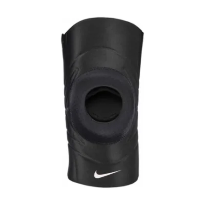 Fitness chránič NIKE PRO OPEN PATELLA KNEE SLEEVE 3.0 BLACK WHITE