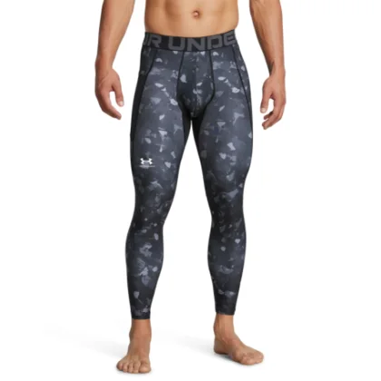 Pánske kompresné legíny UNDER ARMOUR UA HG Armour Prtd Lgs-BLK