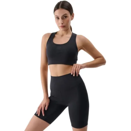Dámske tréningové kraťasy 4F SHORT TIGHTS FNK F019-20S-DEEP BLACK
