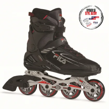 Kolieskové korčule FILA SKATES LEGACY PRO 80 BLACK RED