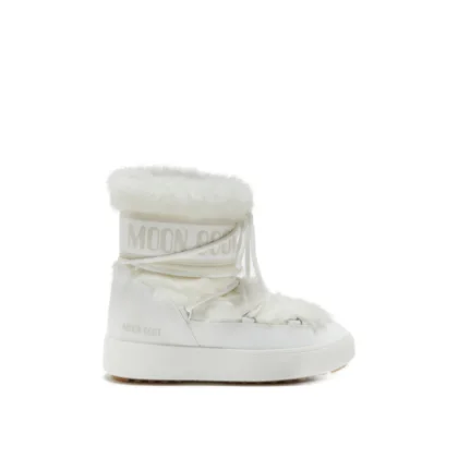 Dámske členkové zimné topánky MOON BOOT MB LTRACK FAUX FUR WP, A001 WHITE