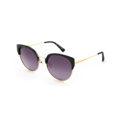 Polarizačné slnečné okuliare H.I.S. POLARIZED HPS34107-1, black, smoke gradient POL, 58-19-143
