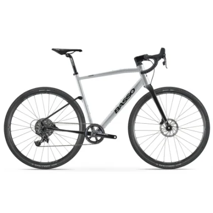 Gravel bicykel BASSO Tera, silver, Sram Apex, Microtech MX25