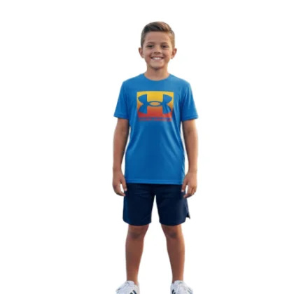 Chlapčenské tričko s krátkym rukávom UNDER ARMOUR UA B BOXED SPORTS UPDATE SS