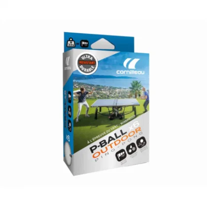 Stolnotenisové loptičky CORNILLEAU P-Ball Outdoor Ultradurable