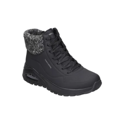 Dámske členkové zimné topánky SKECHERS Uno Rugged Darling Daze black black
