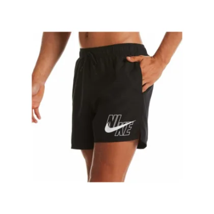 Pánske plavky NIKE SWIM NIKE LOGO LAP 5 inch BLACK-BLACK