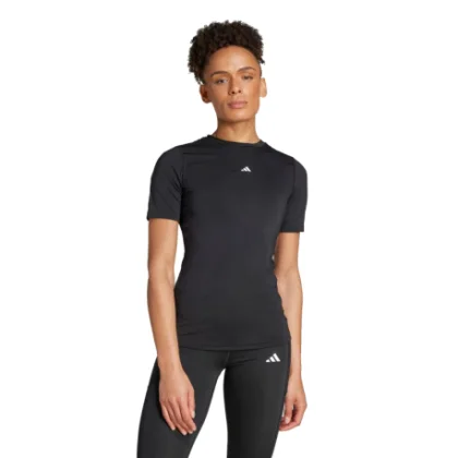 Dámske tréningové tričko s krátkym rukávom ADIDAS TF TRAIN T BLACK