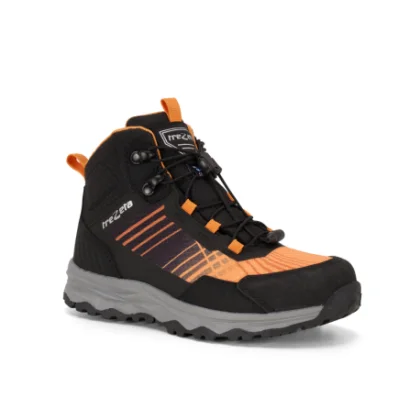 Chlapčenská členková turistická obuv TREZETA Blast WP Jr black orange