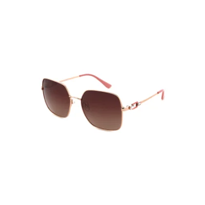 Polarizačné slnečné okuliare H.I.S. POLARIZED HPS34111-1, pink, brown gradient POL, 57-17-144