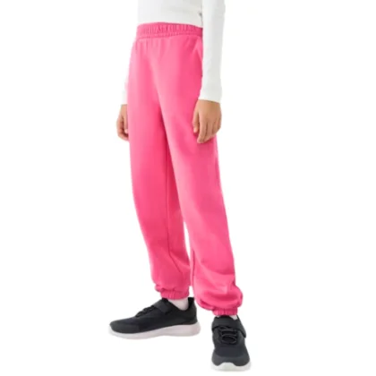 Dievčenské tepláky 4F JUNIOR TROUSERS CAS F0950-54S-PINK