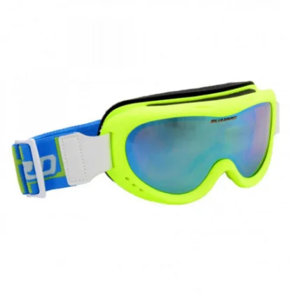 Lyžiarske okuliare BLIZZARD 907 MDAZO, neon green matt, smoke2, blue mirror