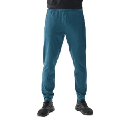 Pánske zateplené tepláky 4F TROUSERS FNK-WAW24TFTRM682-46M-TEAL MELANGE