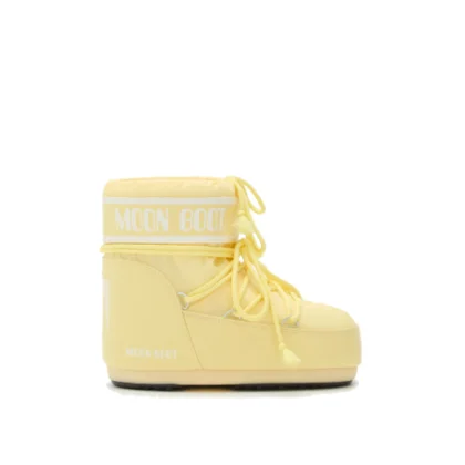 Dámske nízke zimné topánky MOON BOOT MB ICON LOW NYLON B021 LIGHT YELLOW