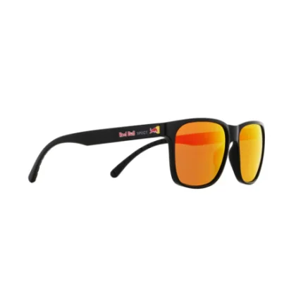 Slnečné okuliare RED BULL SPECT EARLE-002P, shiny black, brown with red mirror, CAT3, 57-15-145
