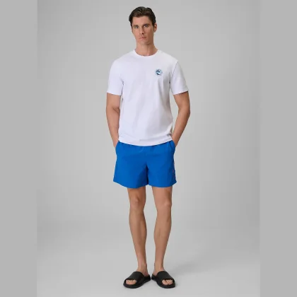 Pánske boardshorty na pláž s ochranou UPF50+ - modré