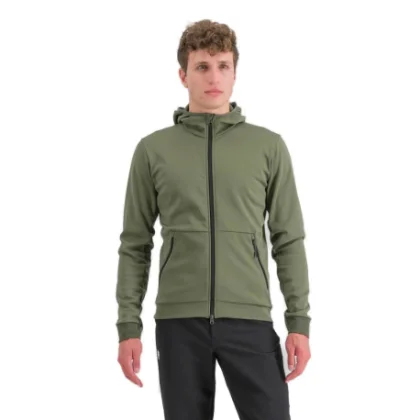 Pánska cyklistická bunda s kapucňou SPORTFUL Metro softshell, beetle