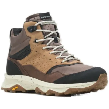 Pánske členkové zimné topánky MERRELL Speed Solo Mid WP earth