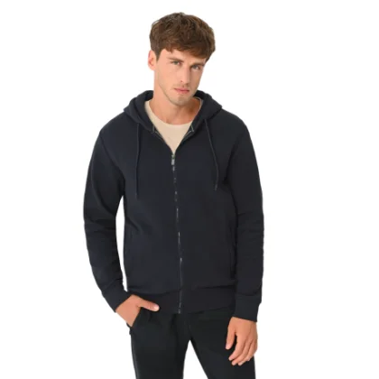 Pánska mikina so zipsom VOLCANO B-LERMO-600-NAVY