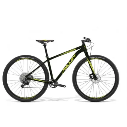 Juniorský horský bicykel AMULET 29 Youngster 1.11 SH, dark green matt green shiny
