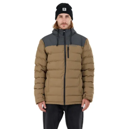 Pánska bunda FUNDANGO Passat Padded Jacket-639-mud