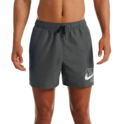 Pánske plavky NIKE SWIM LOGO LAP 5 inch -IRON GREY