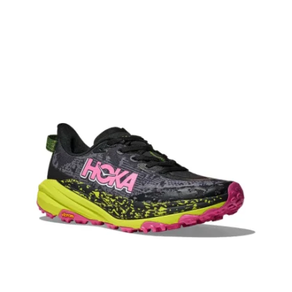 Dámska bežecká trailová obuv HOKA Speedgoat 6 W black neon hoka citrus