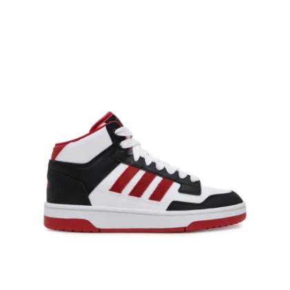 Chlapčenská vychádzková obuv ADIDAS Rapid Court Mid Jr core black red cloud white
