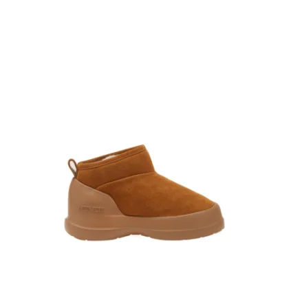 Nízke zimné topánky MOON BOOT MB LUNA LOW BOOT SUEDE-M008 COGNAC